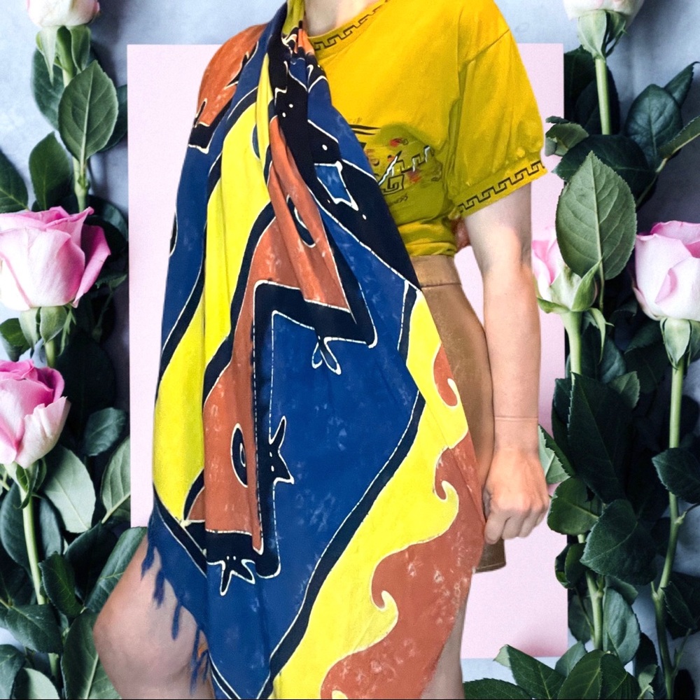 Bright gorgeous scarf